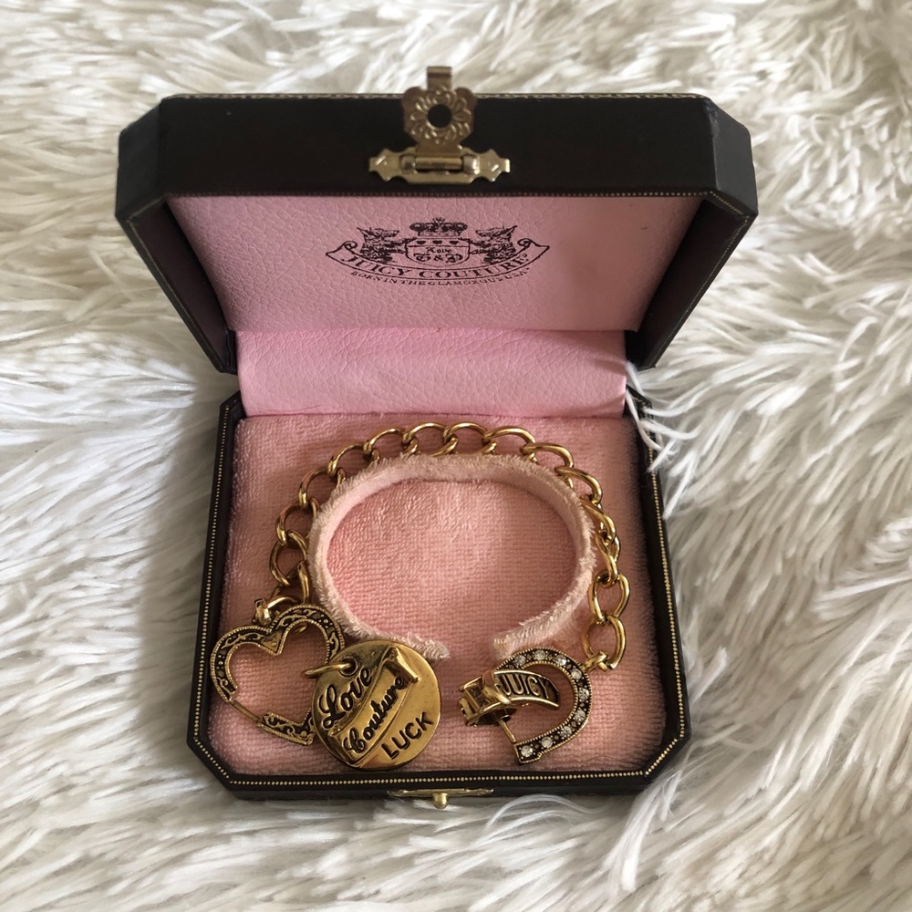 Juicy Couture Gold Charm Bracelet